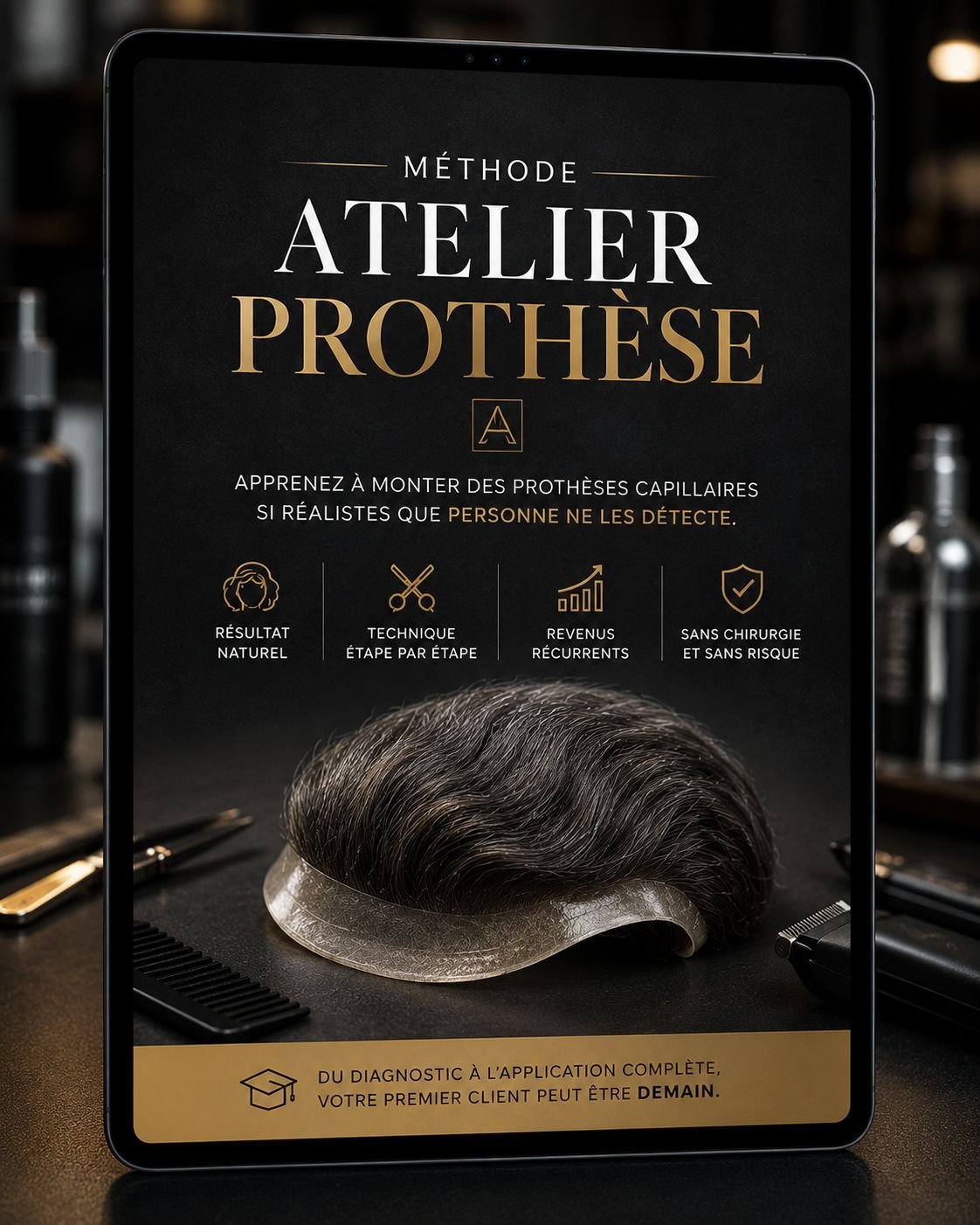 Método Atelier Prothèse — mockup do produto