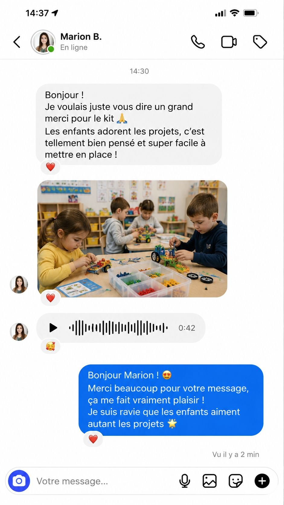 Témoignage réel 1